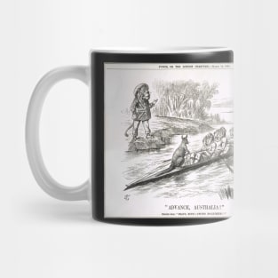 Advance Australia Punch Cartoon by John Tenniel 1891 Mug